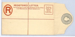 GRENADA QV Postal Stationery Registered Envelope 2d Unused{samwells}XW320 - Picture 1 of 12