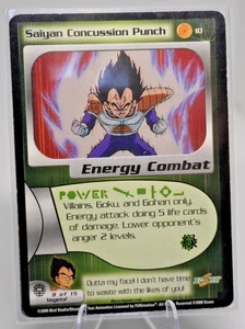 Dragonball Z - TCG - Saiyan Concussion Punch #10 - 9 of 15 Vegeta - Picture 1 of 2