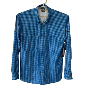 Camisa manga larga ventilada exposición resistente para hombre mediana UPF 30 NUEVA CON ETIQUETAS pesca al aire libre - Imagen 1 de 11