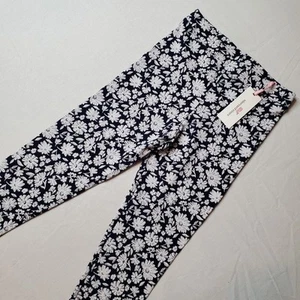 Vineyard Vines Girls Size M NWT Everyday Legging Floral Navy Blue - Picture 1 of 8