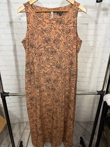 Vestido sin mangas Jill Wearever Maxi línea A. Jardín deslumbrante grande de topacio ahumado. Med. - Imagen 1 de 3