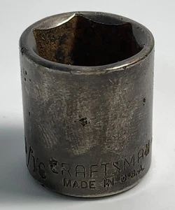 CRAFTSMAN TOOLS USA G1 43480, 3/8" DRIVE, 9/16" SOCKET, SHALLOW, 6 POINT. - Bild 1 von 4