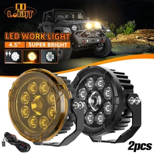 COLIGHT Pair 4.5" 360W LED Work Lights DRL Spot Beam Offroad Driving Fog Lamp - Picture 1 of 11