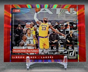 2021-2022 Donruss Basketball Franchise Features Red Laser #20 Lebron James 58/99 - Picture 1 of 4