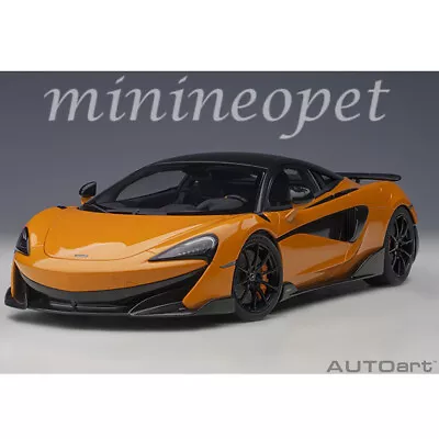 AUTOart 76084 McLAREN 600LT 1/18 MODEL CAR MYAN ORANGE - Image 1 of 4