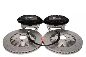 Kit de frenos Seat Leon Cupra Performance Pack Audi TTRS 8J Brembo 4pot negro - Imagen 1 de 11