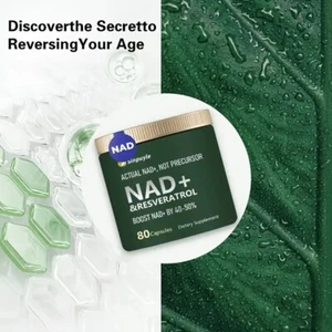 NAD+ 900mg Longevity Supplement – Brain, Energy & Cellular Health Boost - Picture 1 of 4