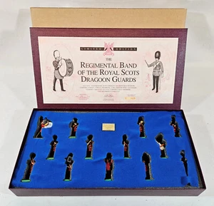 Britains 00102 The Regimental Band of the Royal Scots Dragoon Guards, Boxed - Picture 1 of 20