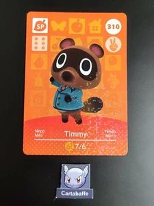 Carte Amiibo Animal Crossing 310 Méli Timmy Series 4 Special Officiel ! - Imagen 1 de 1