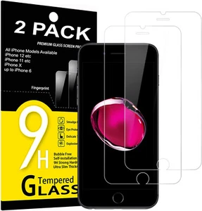 Protector de pantalla de vidrio templado Gorilla para iPhone 12 11 Pro X XR XS Max cubierta - Imagen 1 de 9