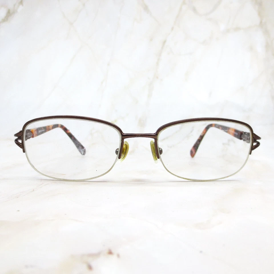 Catherine Deneuve Eyeglasses Frame CD-330 Unisex Brown Rectangular 52-18-135 - Image 1 of 4