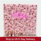 Fleurs de rose en soie artificielle 3D toile de fond mur pour décoration de fête de mariage