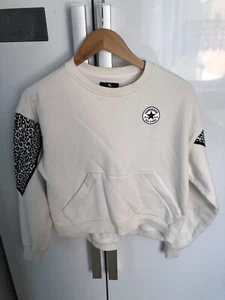 Converse Ladies White Sweatshirt - Size XS - Picture 1 of 4