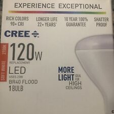 Cree Lighting Exceptional Series BR40 Bulb 2700K Dimmable LED Bulb 120W 1750 Lm