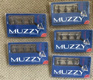 Muzzy - ONE 3 Blade 85 g Broadhead, 1 " Cut  ( 5 Packs ) - AUTHORIZED DEALER - Picture 1 of 3