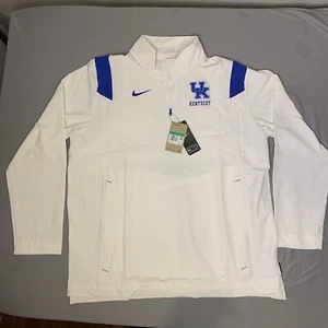 Nike Kentucky Wildcats Pulloverjacke Viertelreißverschluss Feld weiß Herren XL - Bild 1 von 4