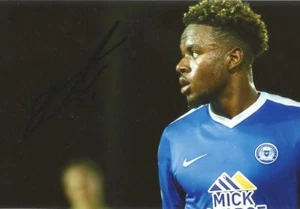 PETERBOROUGH: JERMAINE ANDERSON SIGNED 6x4 ACTION PHOTO+COA - Picture 1 of 1