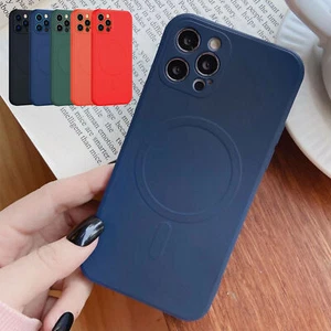 For iPhone 14 Pro 13 12 Pro Max Shockproof Mag Safe Case Magnetic TPU Case Cover - Picture 1 of 17