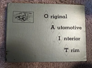 Original KFZ Innenverkleidung Stoffalbum Muster 1967 - Bild 1 von 6