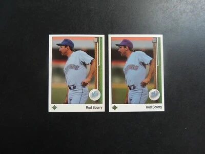 1989 Upper Deck Rod Scurry Anaheim Show Samples  Baseball Card Set Joyner Buice - Image 1 of 4