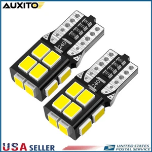 FIT Cadillac Escalade 99-2020 LED Canbus 194 168 License Plate Light Bulbs T10 E - Picture 1 of 11