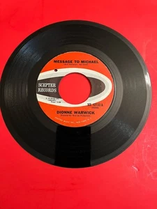 Message To Michael / Here Where There Is Love Dionne Warwick 45 RPM Vinyl Record - Picture 1 of 2