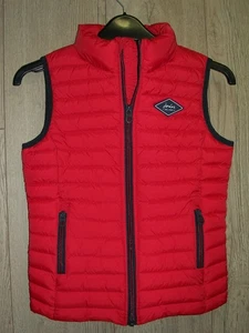 Joules Boys Red Bodywarmer Gilet Jacket Coat Age 7-8 128cm - Picture 1 of 5