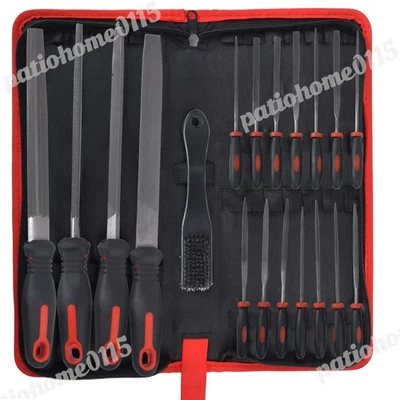 Professional 20Pcs Metal Hand & Needle File Tool Kit Set Large & Small Mini T10 - Image 1 of 4