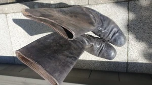 1 Paar Marschstiefel Wehrmacht WH RW alt neu besohlt 2.WK orig. - Bild 1 von 4