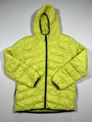 Thereabouts Jacket Boys Large 14/16 Husky Yellow Hooded Puffer Winter Coat - Image 1 of 4