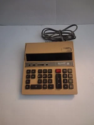 Sharp Compet QS-2122 12 Digit Calculator Electric 10 Digit Preowned  - Image 1 of 4