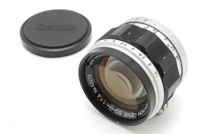 [NEAR MINT】 Canon 50mm F1.4 MF Lens L39 LTM Leica Screw Mount From JAPAN - Image 1 of 4