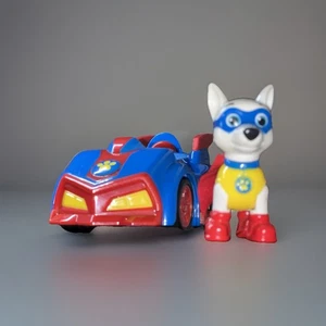 Paw Patrol Apollo Super Dog Actionfigur mit Stoffumhang und Auto Rarität selten - Bild 1 von 12