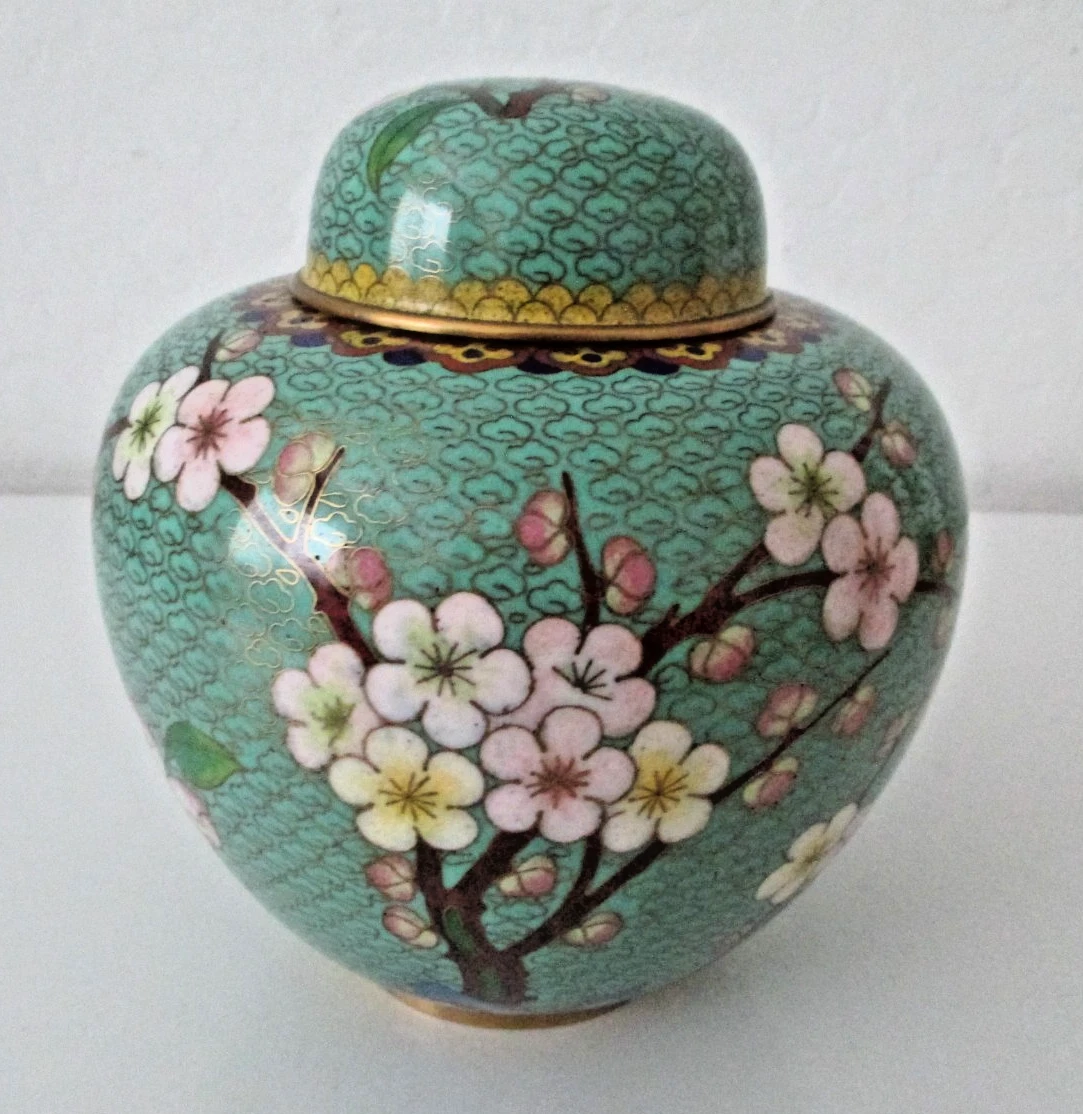 中国风景泰蓝壶| eBay