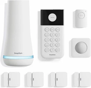 SimpliSafe Home Security System Indoor And Outdoor Cameras 8 Piece Kit NEW - Picture 1 of 1