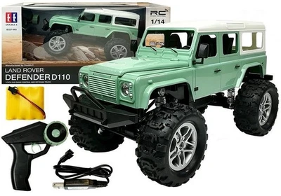 1:14 RC Ferngesteuerter Land Rover Defender D110 4x4 mit Fernbedienung AKKU - Bild 1 von 4