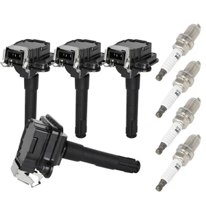 Ignition Coil and Spark Plug for 2002-2005 Volkswagen Golf UF290 - Picture 1 of 6