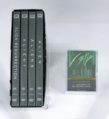 1998 Inkworks Alien Legacy Lot #1-90 Base Card Set, #1-9 Promo Set, & X4 DVD Set - Image 1 of 4