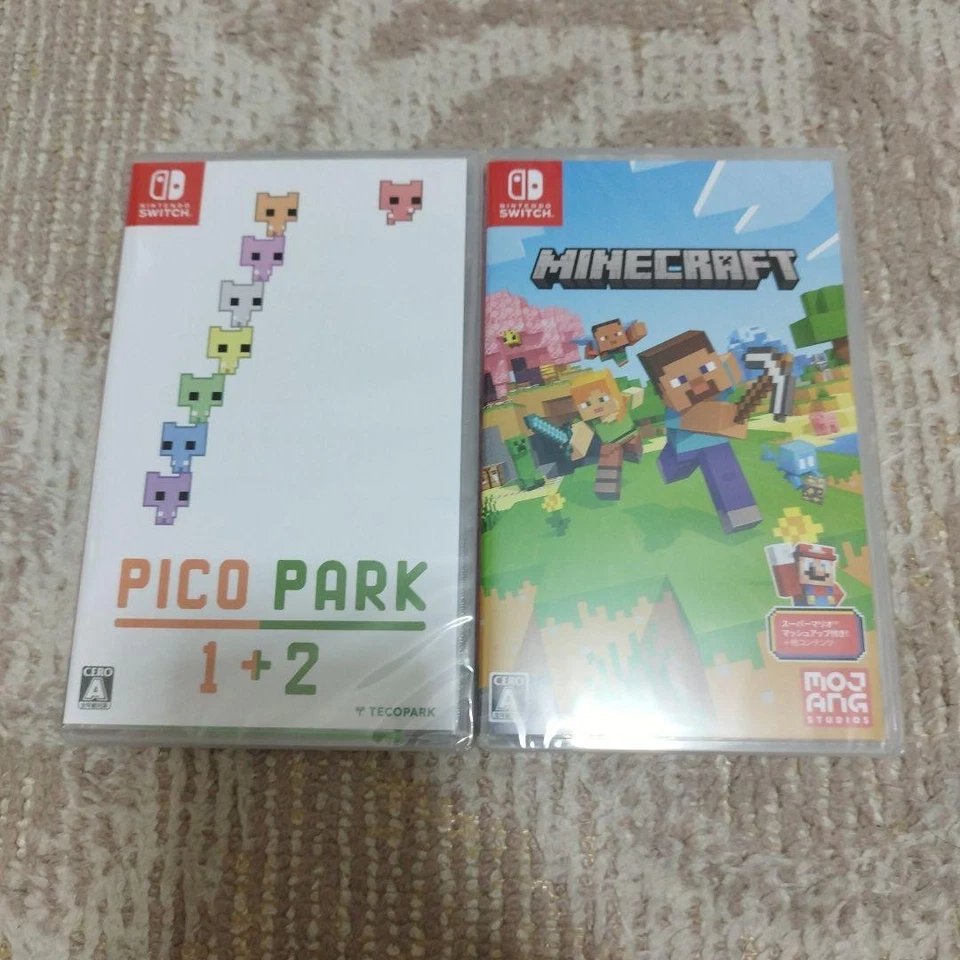 Nintendo Switch PICO PARK 1+2 & Minecraft Puzzle Games New Sealed - Image 1 of 1