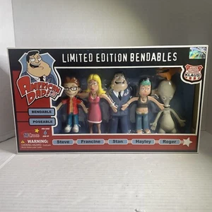 AMERICAN DAD 6 Figure Limited Edition Bendable Set 1298 of 15000 NJ Croce VHTF - Picture 1 of 24