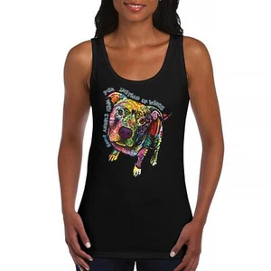 Dean Russo Pit Bull Damen Tank Top einige Engel haben Fell statt Flügel - Bild 1 von 36