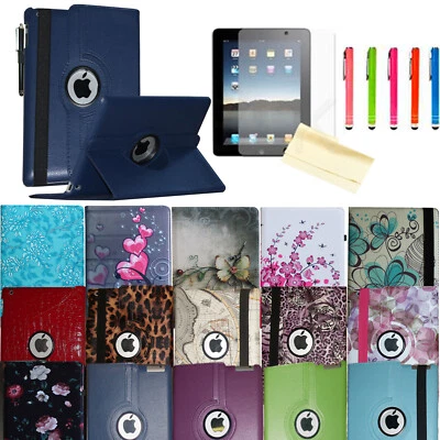360 Rotating Smart Case Magnetic Cover Stand for Apple iPad 12.9 10.9 10.2 9.7 - Image 1 of 4