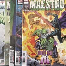 Maestro World War M #1 2 3 4 & 5  (Marvel) Lot Of 5 Comics Complete Set