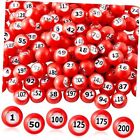 200 pièces boules de rafle numéros 1-200 boules de bingo uniquement avec fenêtre facile à lire, 