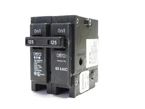 Genuine Eaton BRX2125 Circuit Breaker Type BR 125 Amp 2 Pole 120/240V 65 kAIC - Picture 1 of 8