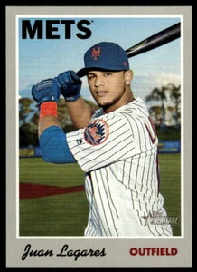 2019 Topps Heritage #26 Juan Lagares New York Mets Baseball - Picture 1 of 2