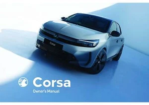 VAUXHALL CORSA & CORSA-E Car Owner's Manual 2012-Present New Print FREE POSTAGE - Picture 1 of 38