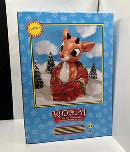 Barattolo Biscotti Natale Rudolph Enesco 2001 Isola dei Disadattati Giocattoli - Foto 1 di 21