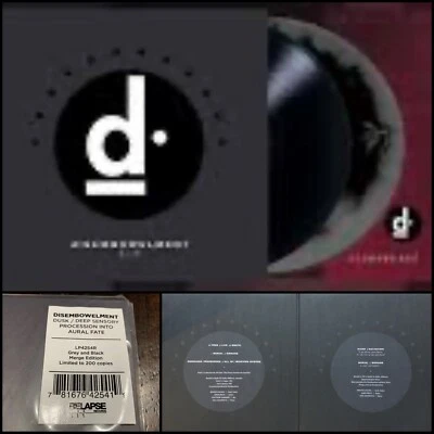 DISEMBOWELMENT Deep Sensory Procession / Dusk LP Vinyl 200 1st Press-Inverloch - Image 1 of 4