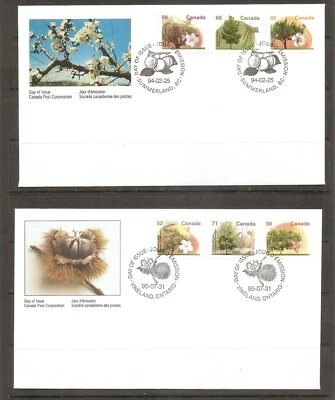 Canada SC # 1363-1374 Trees FDC. Canada Post - Image 1 of 2
